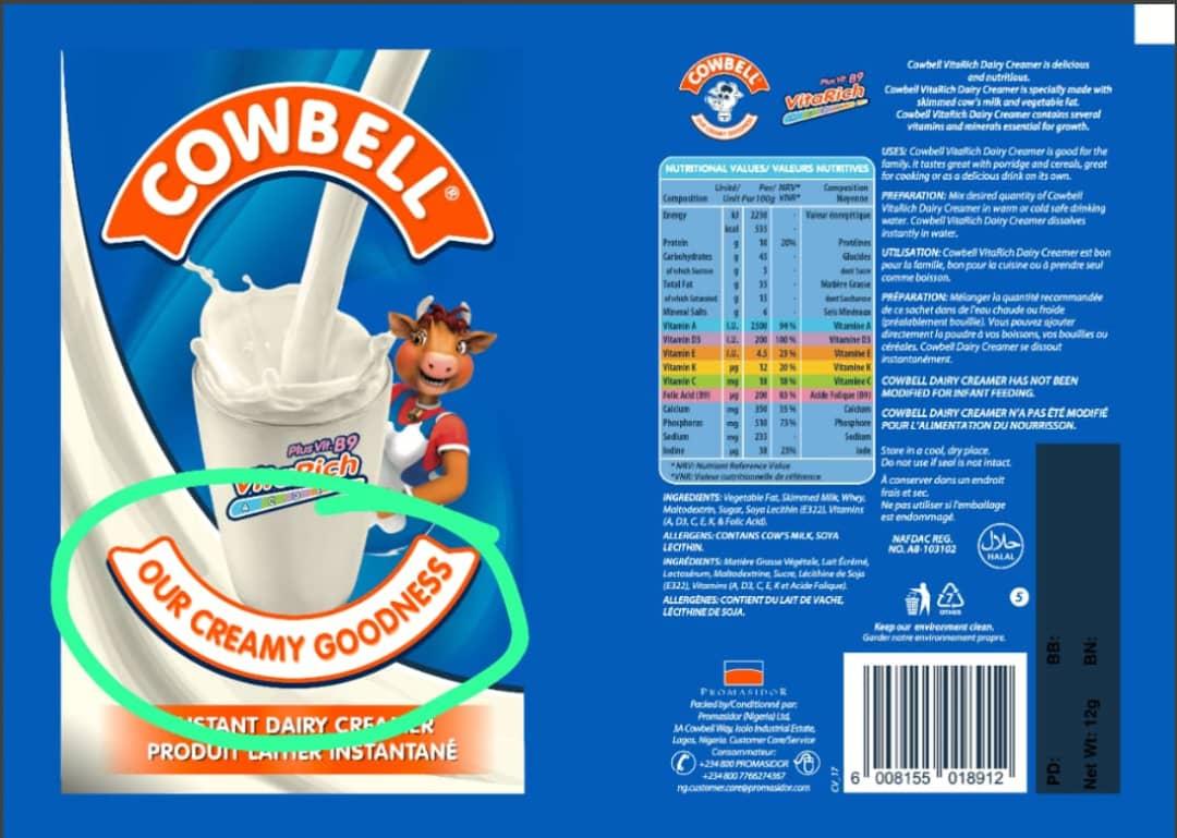 NAFDAC Issues Warning About Counterfeit Milk in Circulation