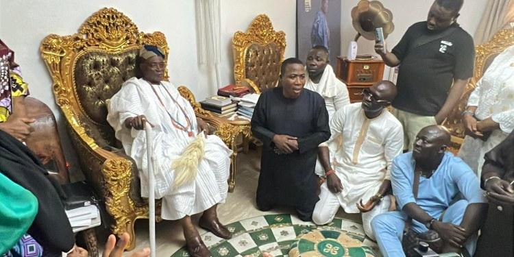 Sunday Igboho Visits Olubadan, Expresses Gratitude for Removal from Wanted List