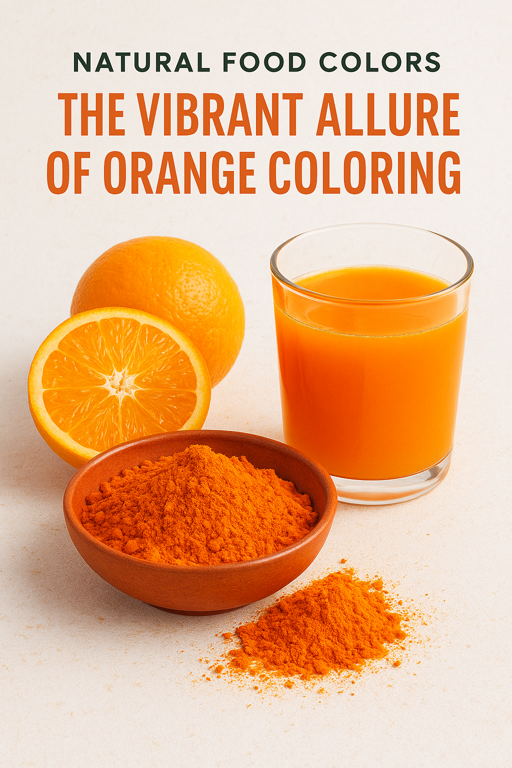 Natural Food Colors: The Vibrant Allure of Orange Coloring
