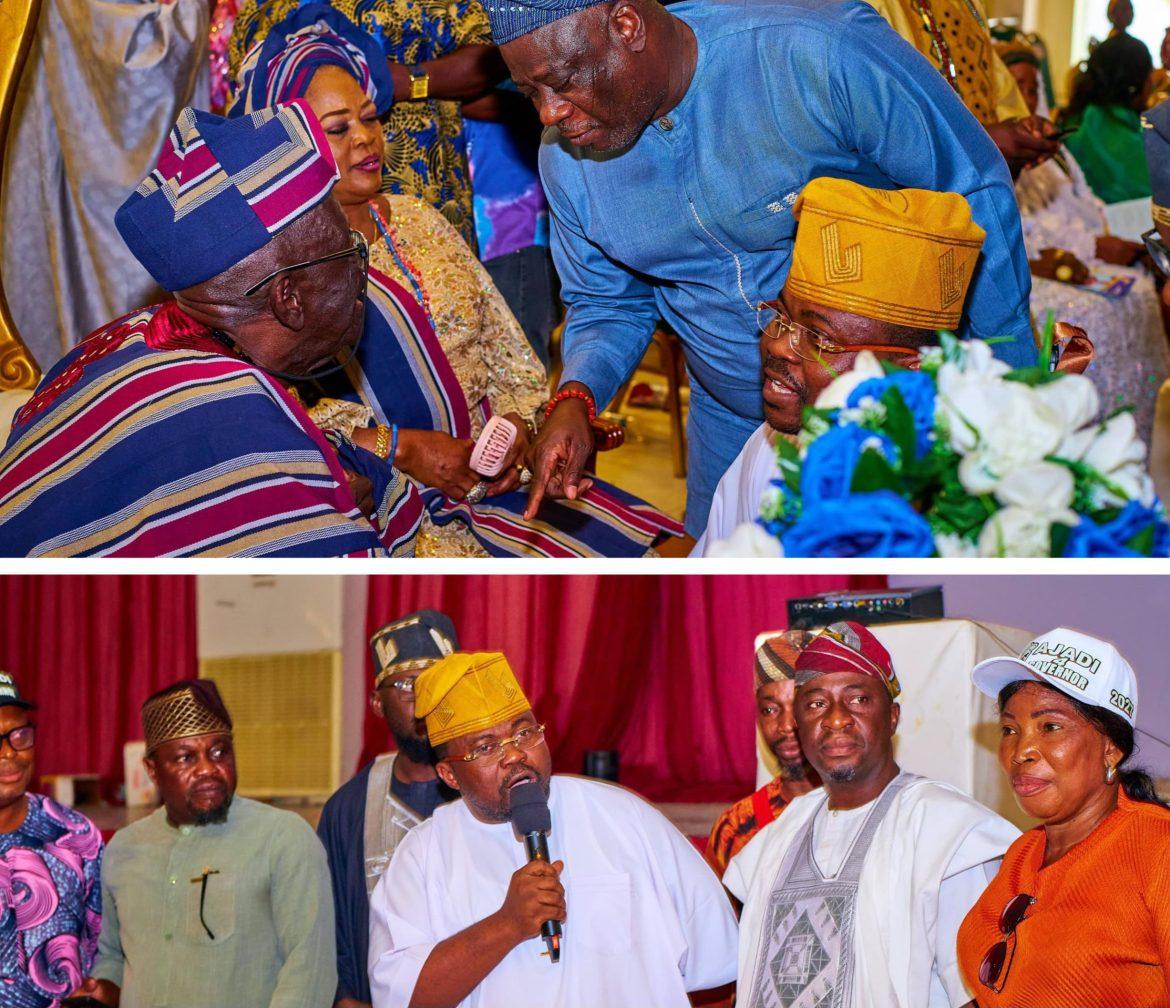 Ajadi Backs Ibadan Monarch’s Cultural Launch with ₦5 Million Donation
