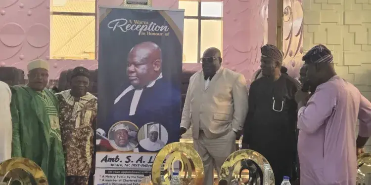 Saki West PDP Fetes Barrister Onijo on Global Peace Hall of Fame Induction
