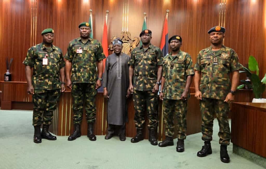 President Bola Ahmed Tinubu Decorates New Service Chiefs